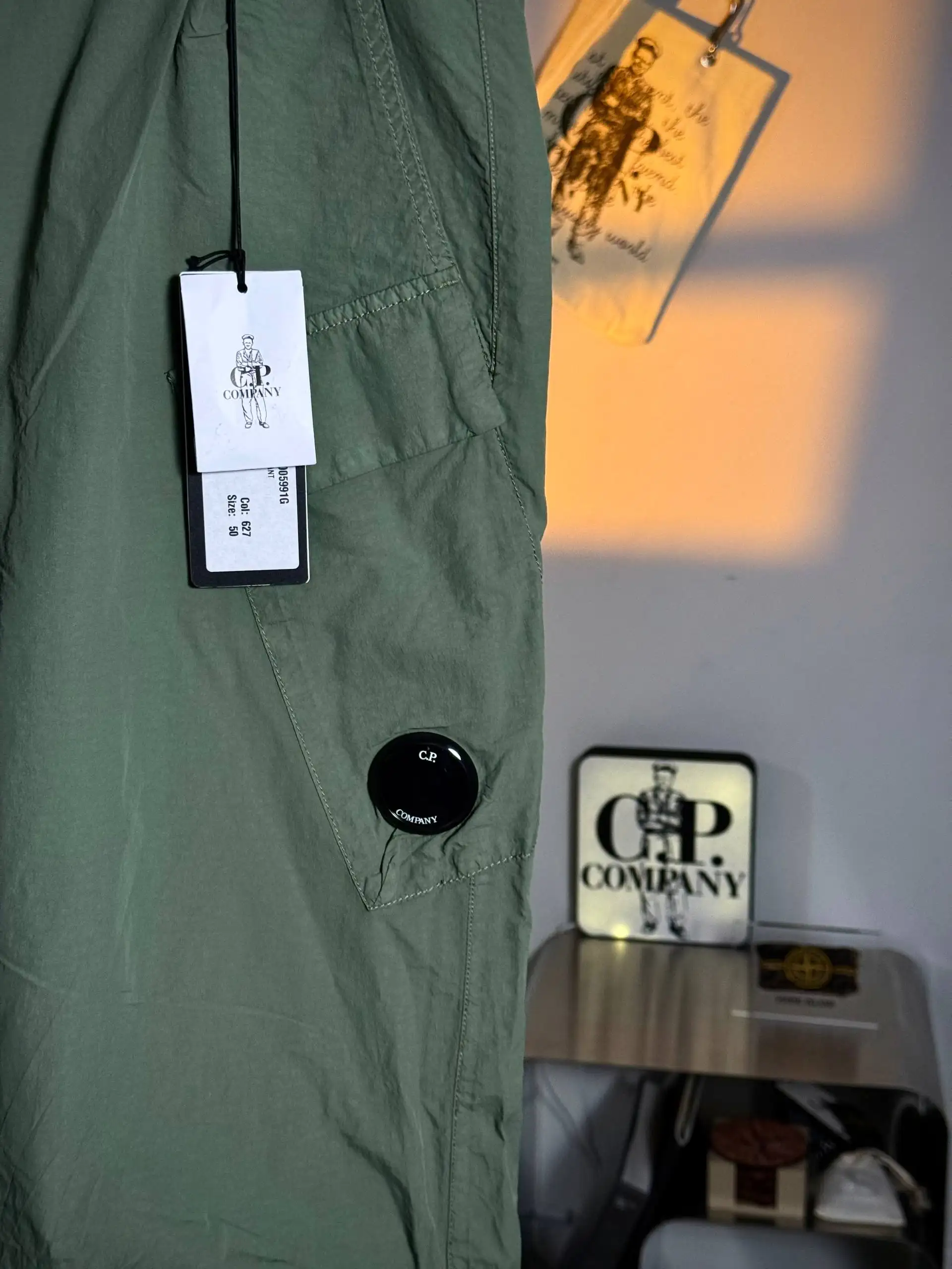 Штаны C.P. Company Flatt Nylon Lens Pants - Брюки (Одежда) в Санкт-Петербург