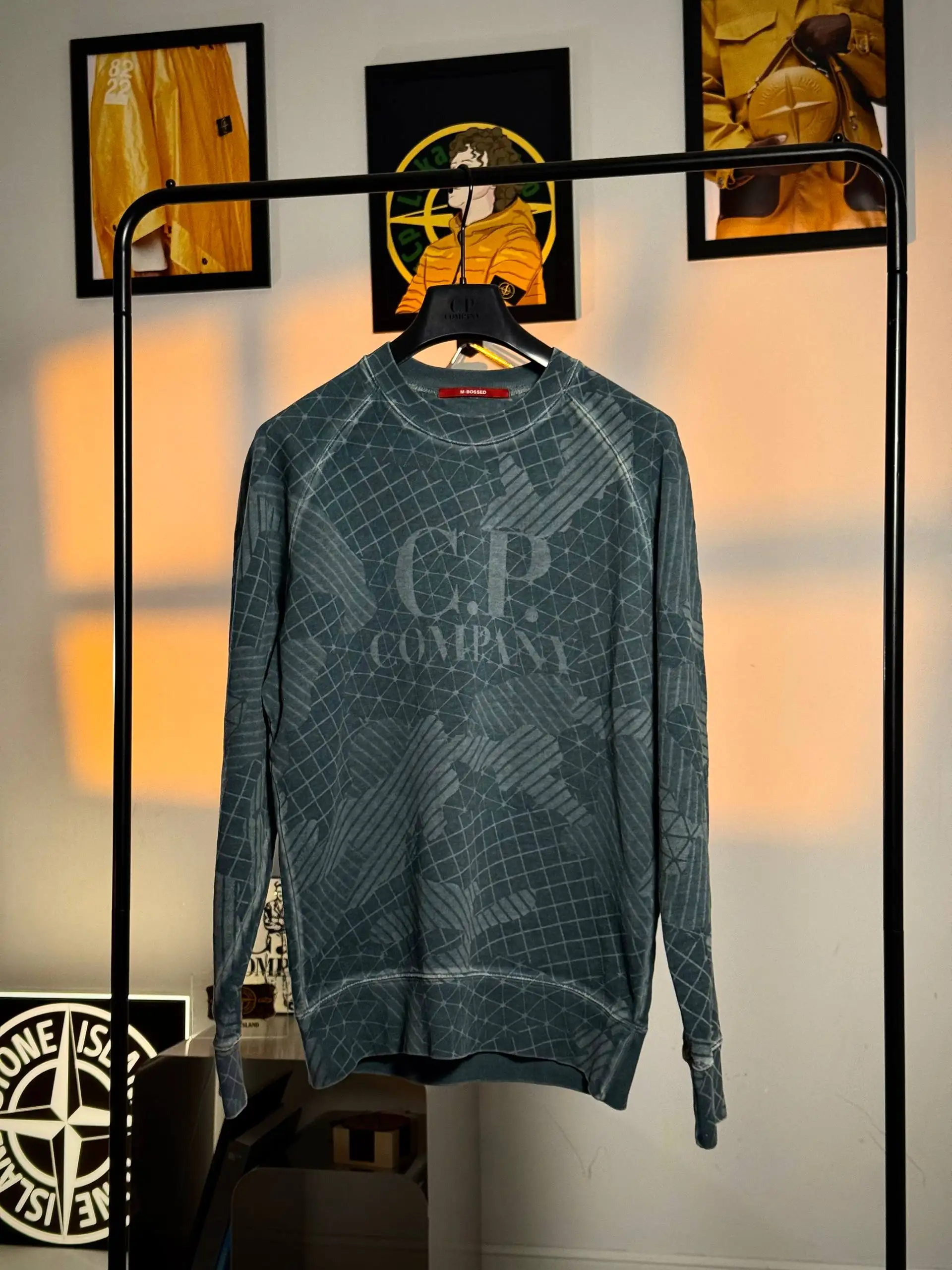 C.P. Company M-Bossed Lasered Fleece Woodland Camo Sweatshirt - Верхняя одежда (Одежда) в Санкт-Петербург