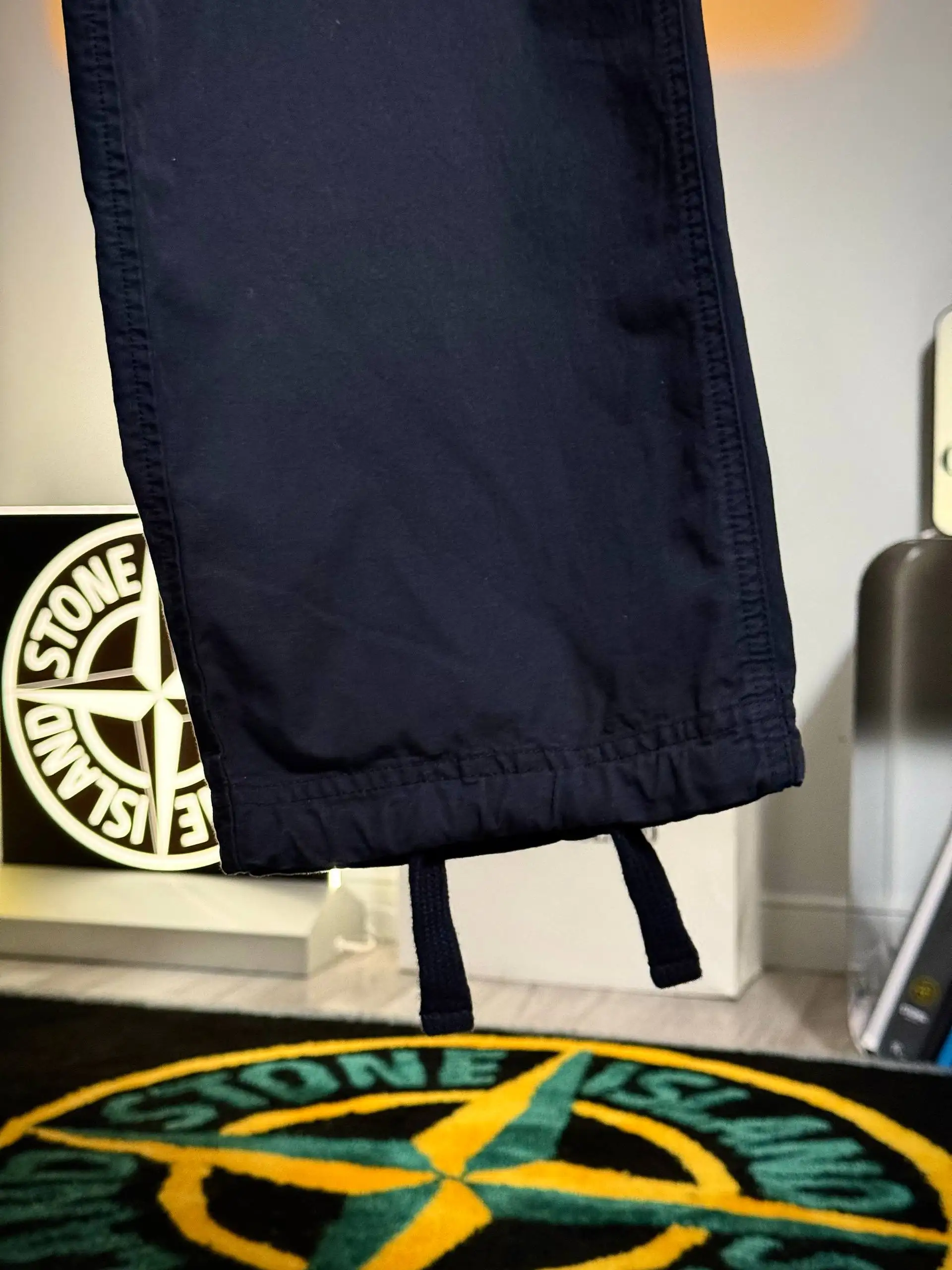 Stone Island Marina Navy Organic Cotton Tela Trousers - Одежда в Санкт-Петербург