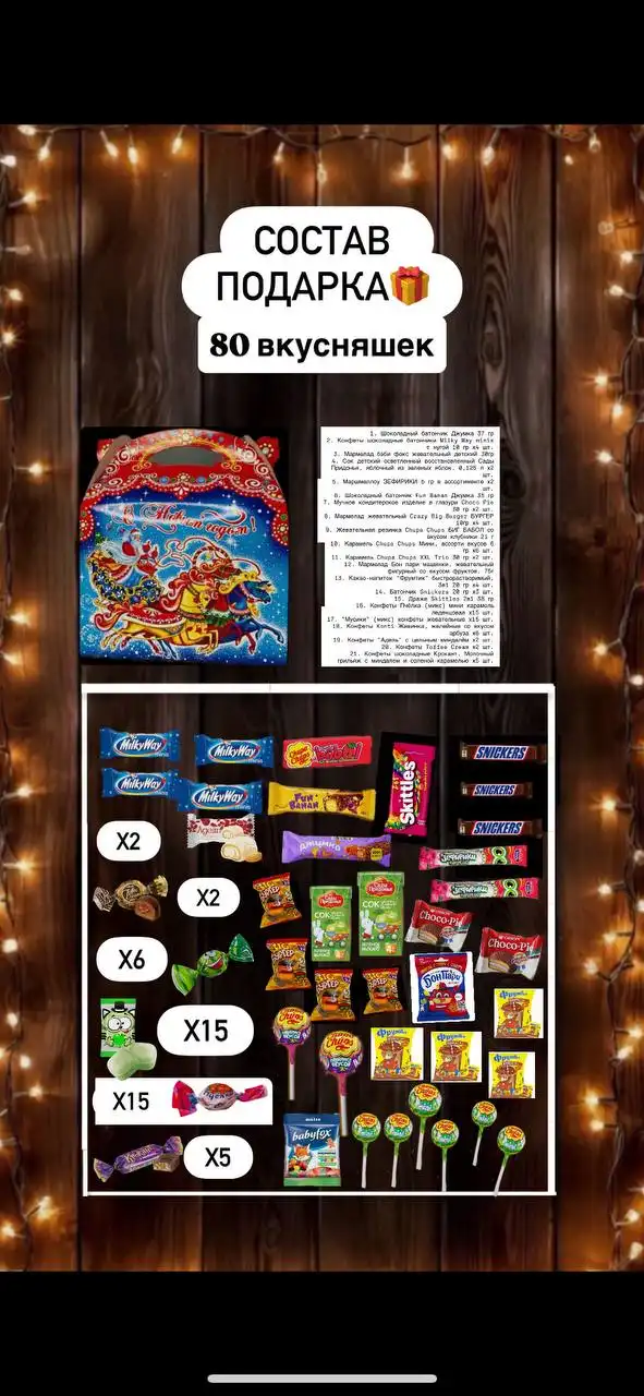 Сборные новогодние подарки