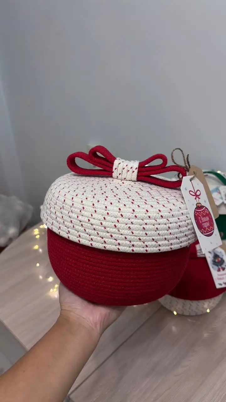 Новогодние корзинки ручной работы