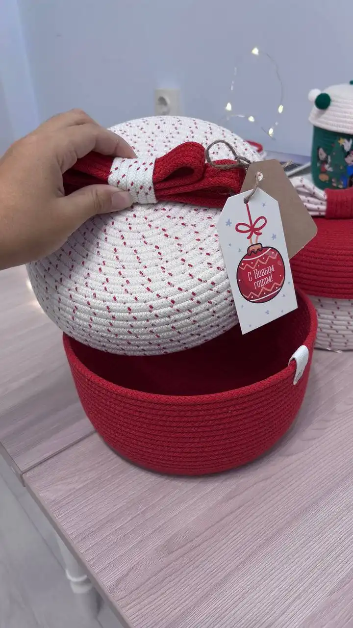 Новогодние корзинки ручной работы