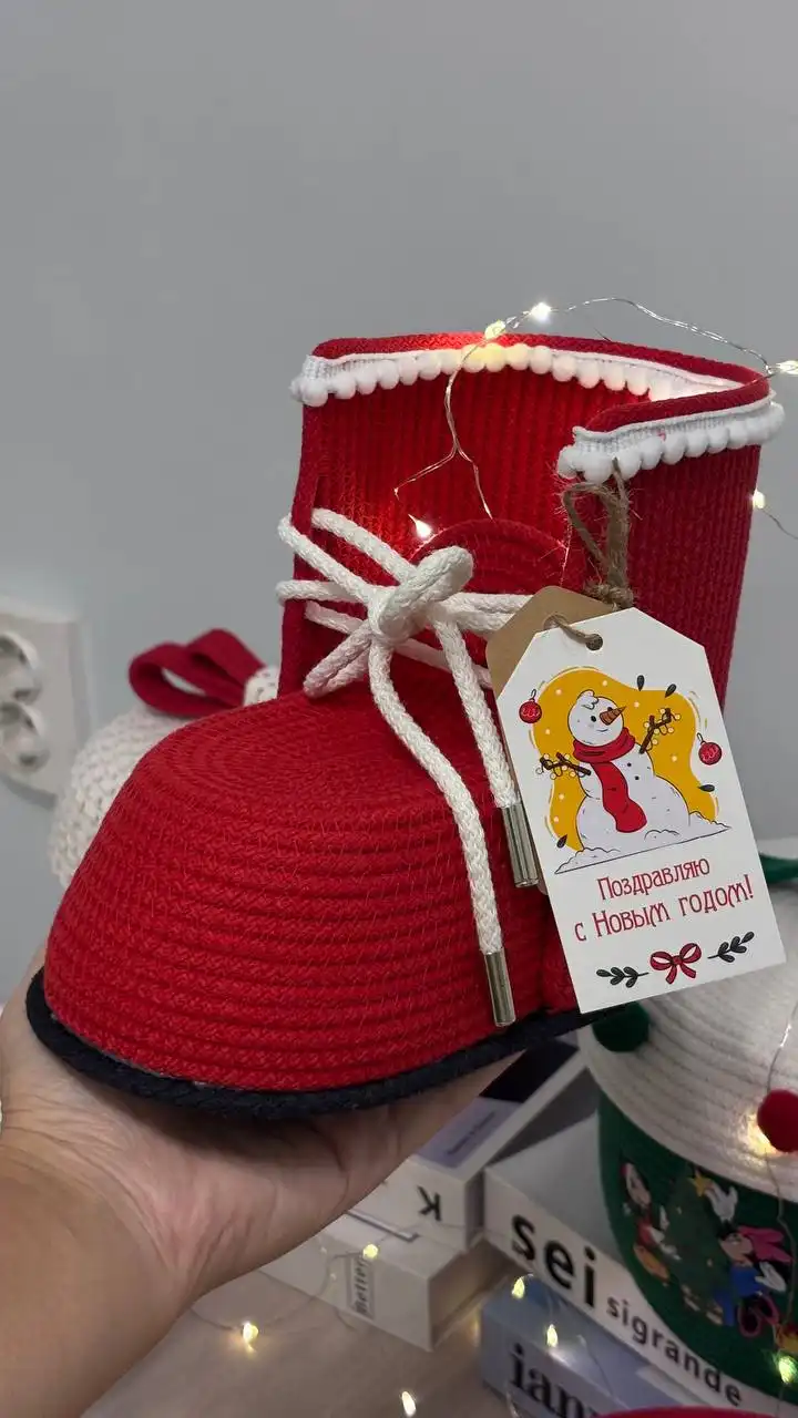 Новогодние корзинки ручной работы