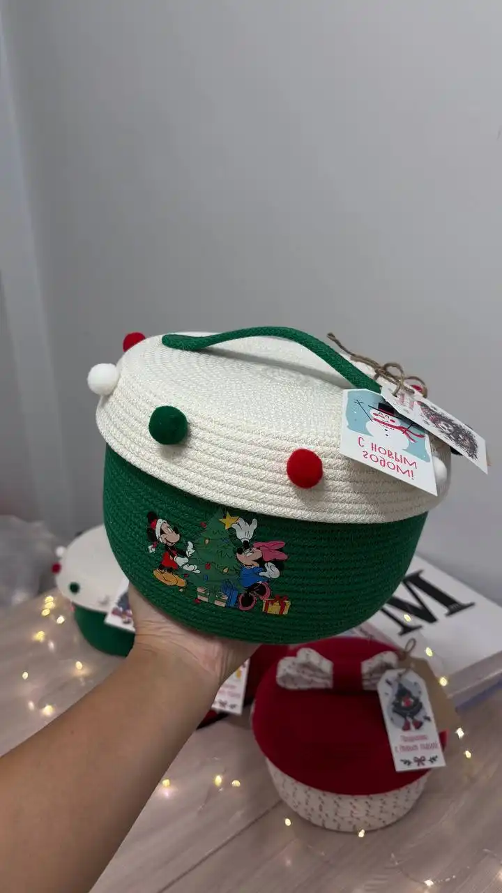 Новогодние корзинки ручной работы