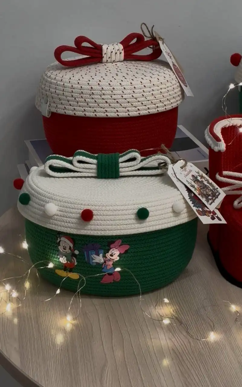 Новогодние корзинки ручной работы