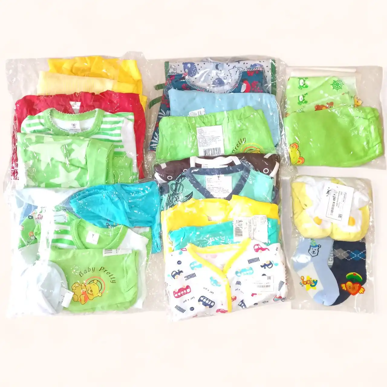 Готовый бокс-комплект для новорожденного 56-62