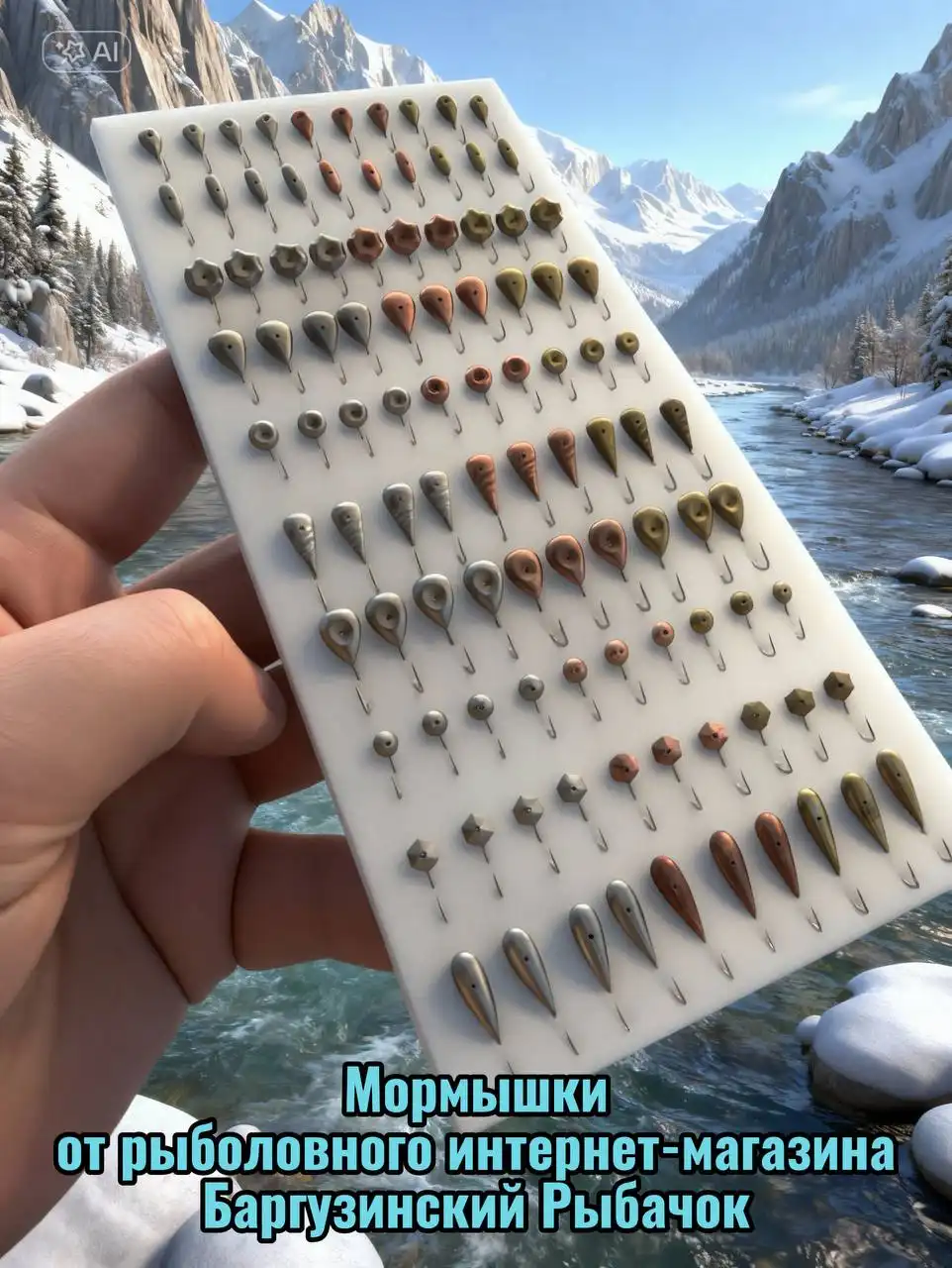 Мормышки для рыбалки из магазина Баргузинского Рыбачок