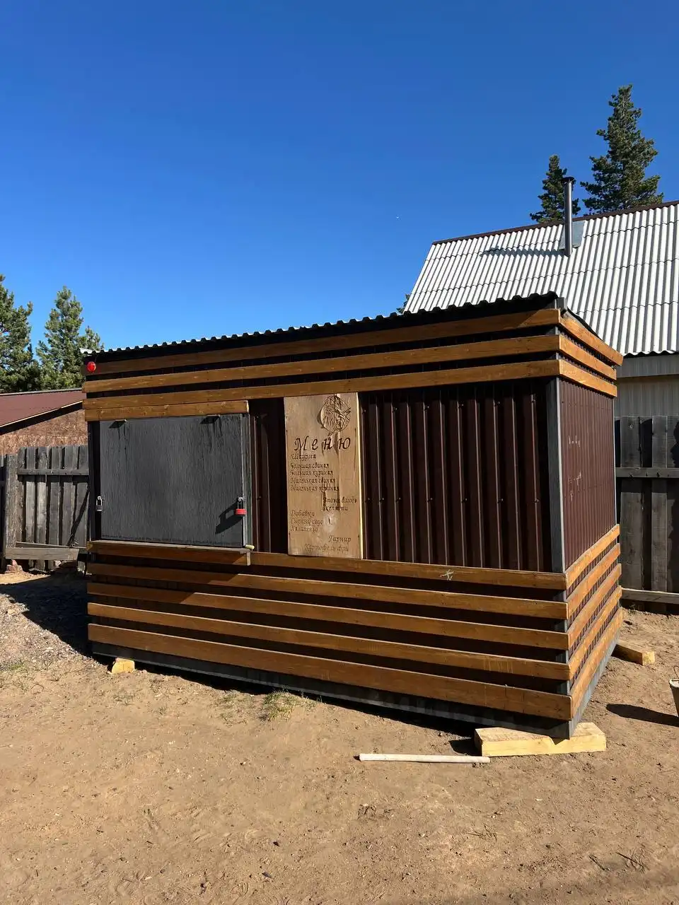 Готовый мобильный бизнес-павильон под шаурму