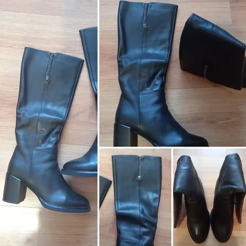 Зимние сапоги натуральная кожа мех размер 39 - Стилизованная одежда в Улан-Удэ