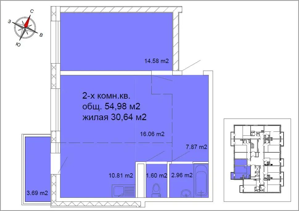 Продажа квартиры в ЖК Победа, 102 мкр, Улан-Удэ - Квартиры (Недвижимость) в Улан-Удэ