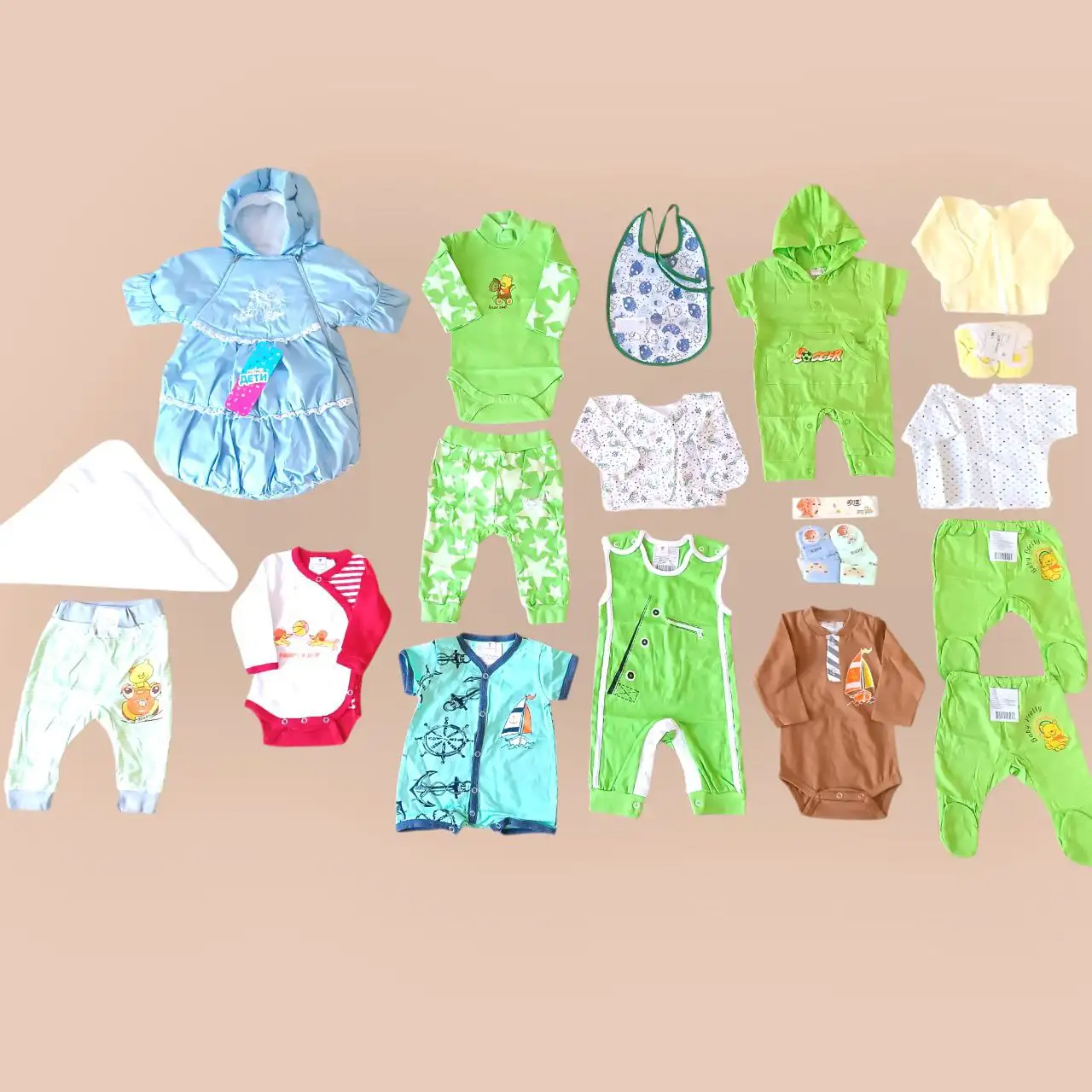 Готовый бокс одежды для новорожденных 56-62 - Одежда для новорожденных (Товары для детей) в Улан-Удэ