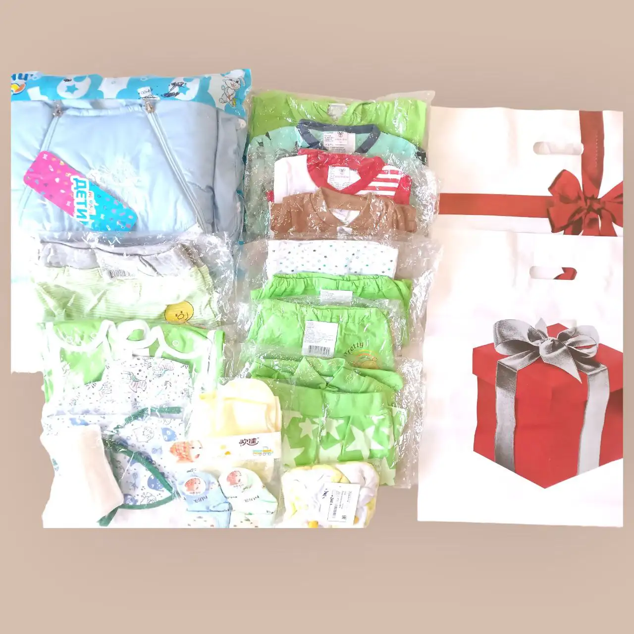 Готовый бокс одежды для новорожденных 56-62 - Одежда для новорожденных (Товары для детей) в Улан-Удэ