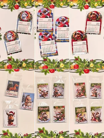 Магниты с символом года и календарем - частное объявление в Тюмень