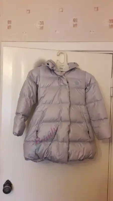 Зимняя детская куртка-пуховик для девочки