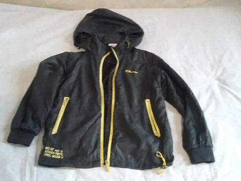 Детская ветровка DEMIX черная для мальчика рост 140 см - Украшения в Воронеж