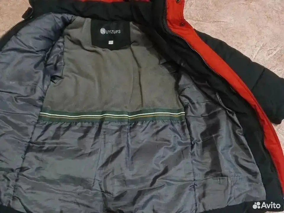 Парка для мальчика с натуральным мехом