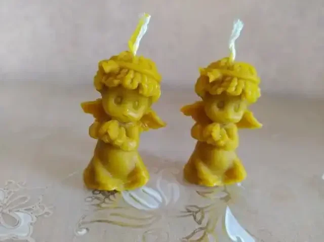 Свечи 'Ангелочки' из натурального воска - Товары для детей в Воронеж