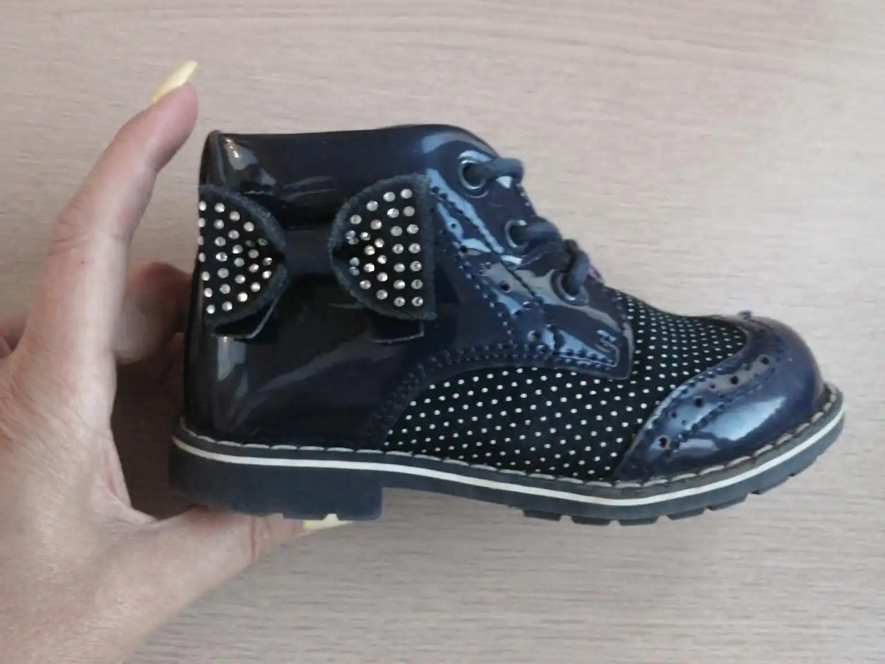 Ботинки для девочки Капика кожаные размер 24