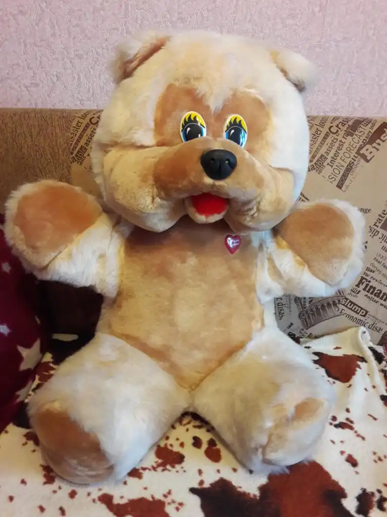 Плюшевый медведь 80x60 см