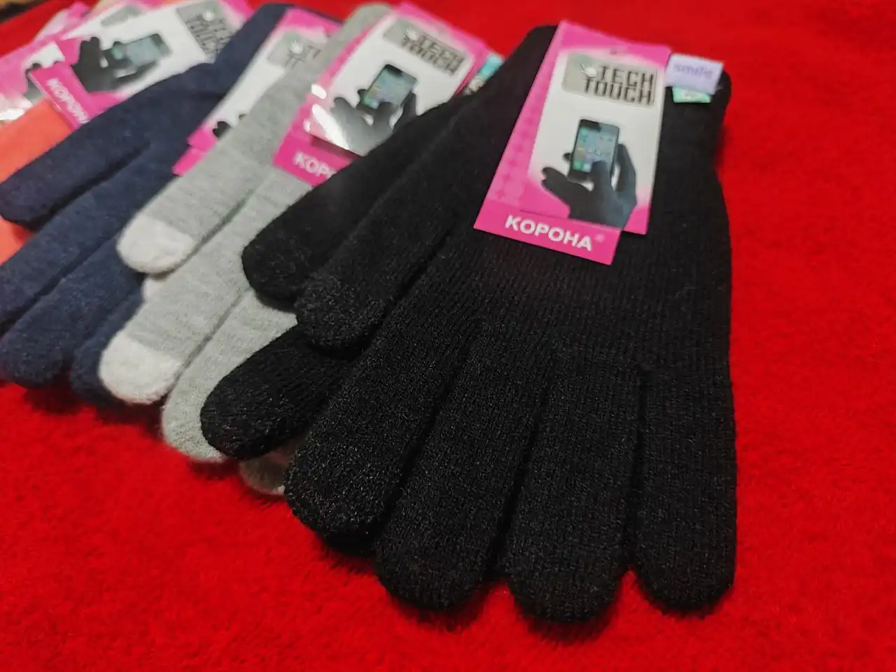 Смарт перчатки универсального размера для зимы - Перчатки (Одежда) в Воронеж