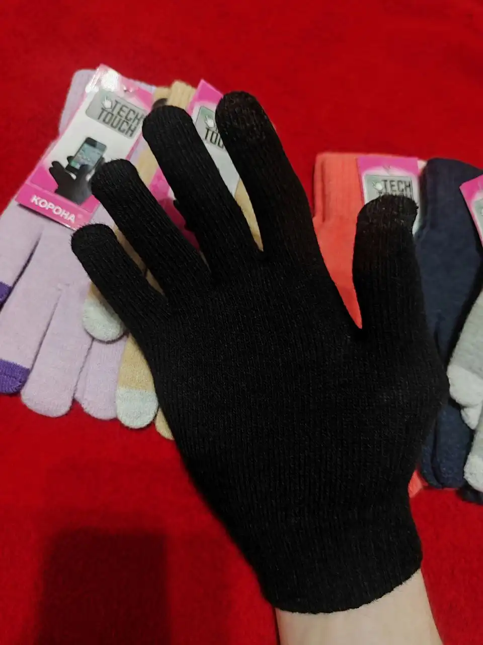 Смарт перчатки универсального размера для зимы - Перчатки (Одежда) в Воронеж