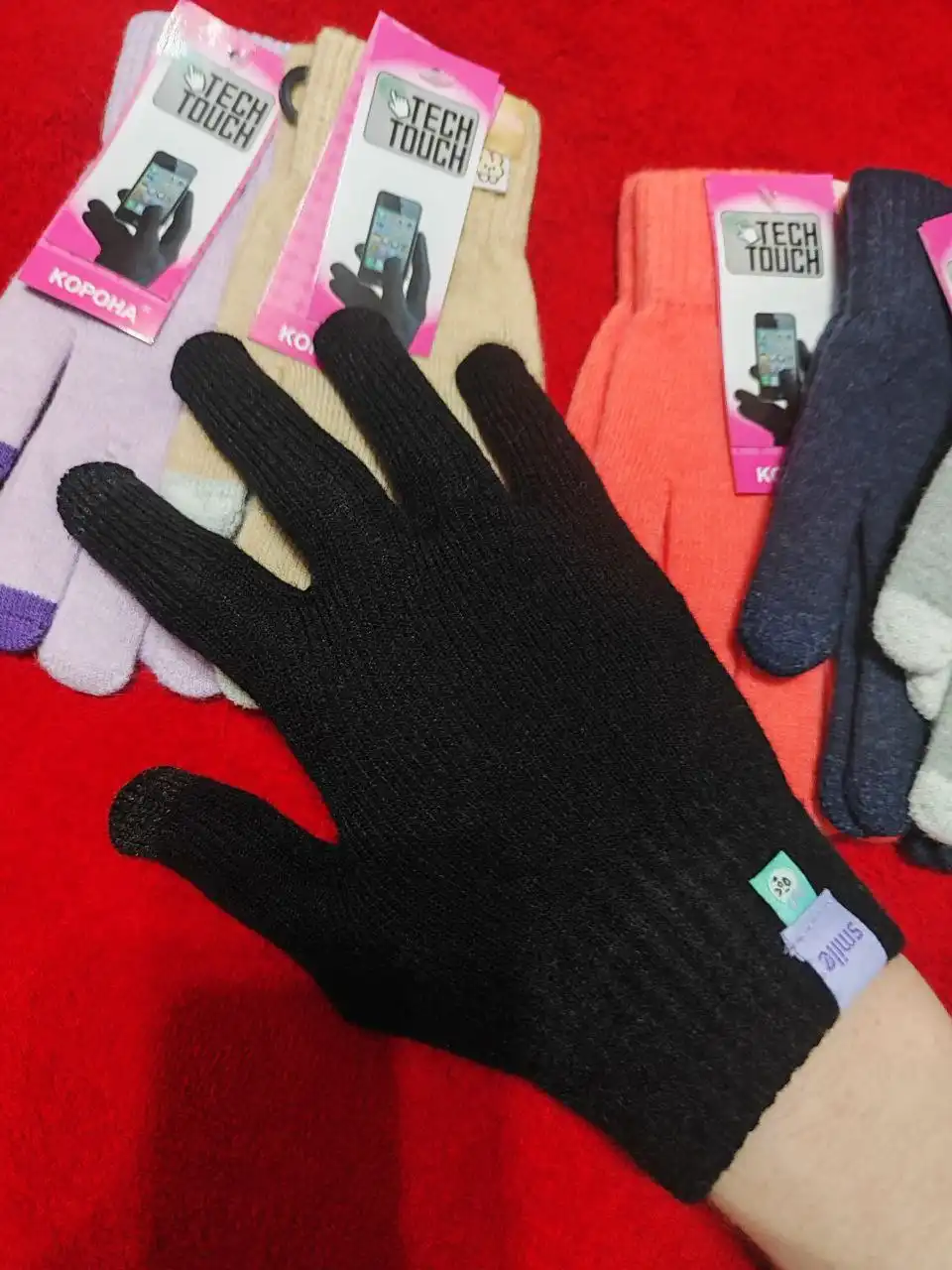Смарт перчатки универсального размера для зимы - Перчатки (Одежда) в Воронеж