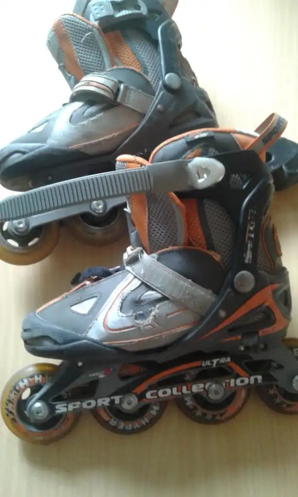 Ролики б/у размер 33-36 с новыми подшипниками - Хобби и отдых в Воронеж