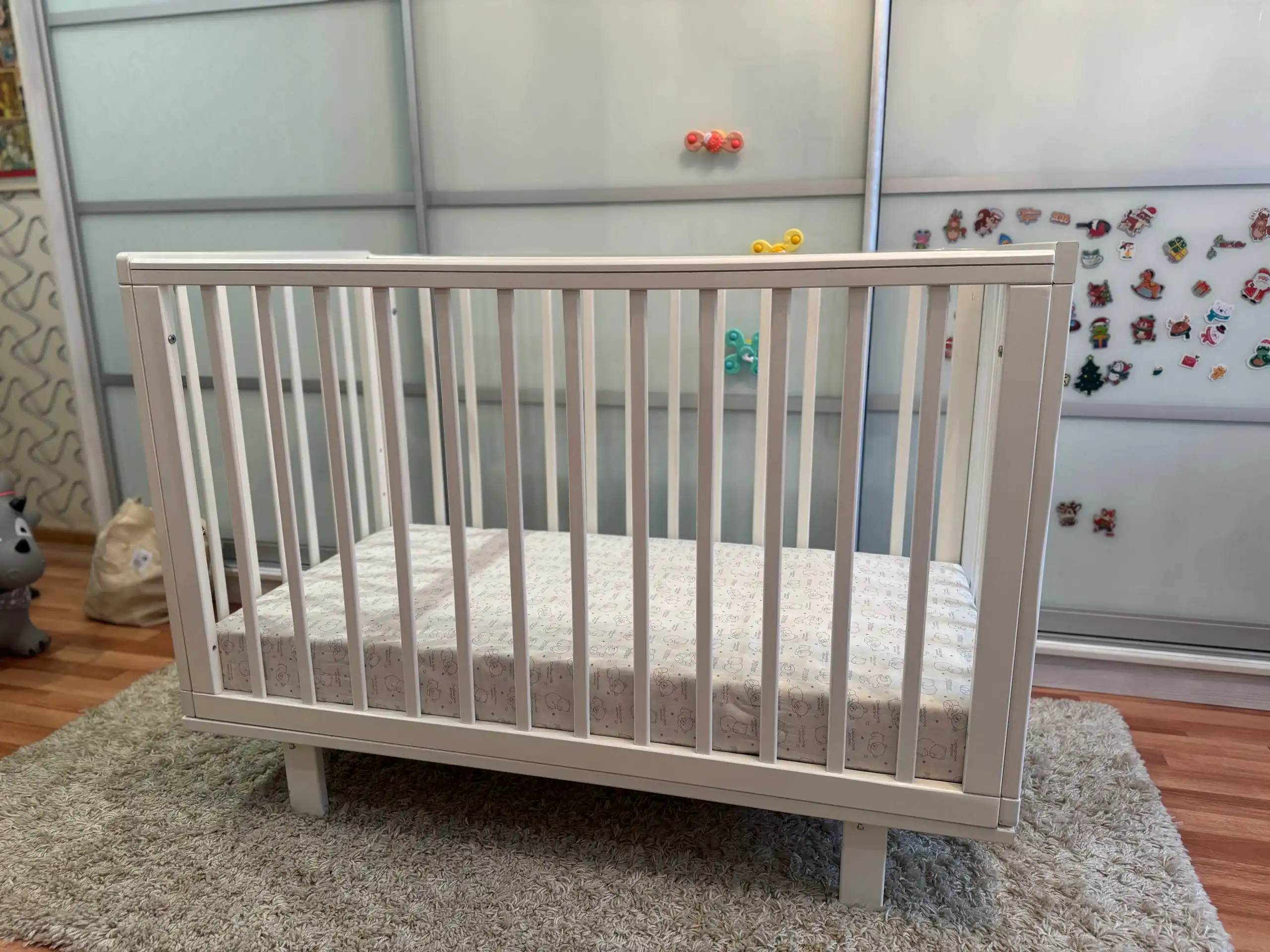 Детская кроватка с матрасом - Мебель (Товары для детей) в Воронеж