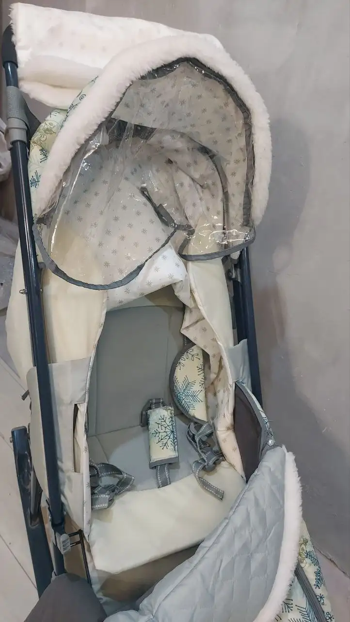 Продам санки (полозья+колеса) 3 положения спинки - Детские транспортные средства (Товары для детей) в Воронеж