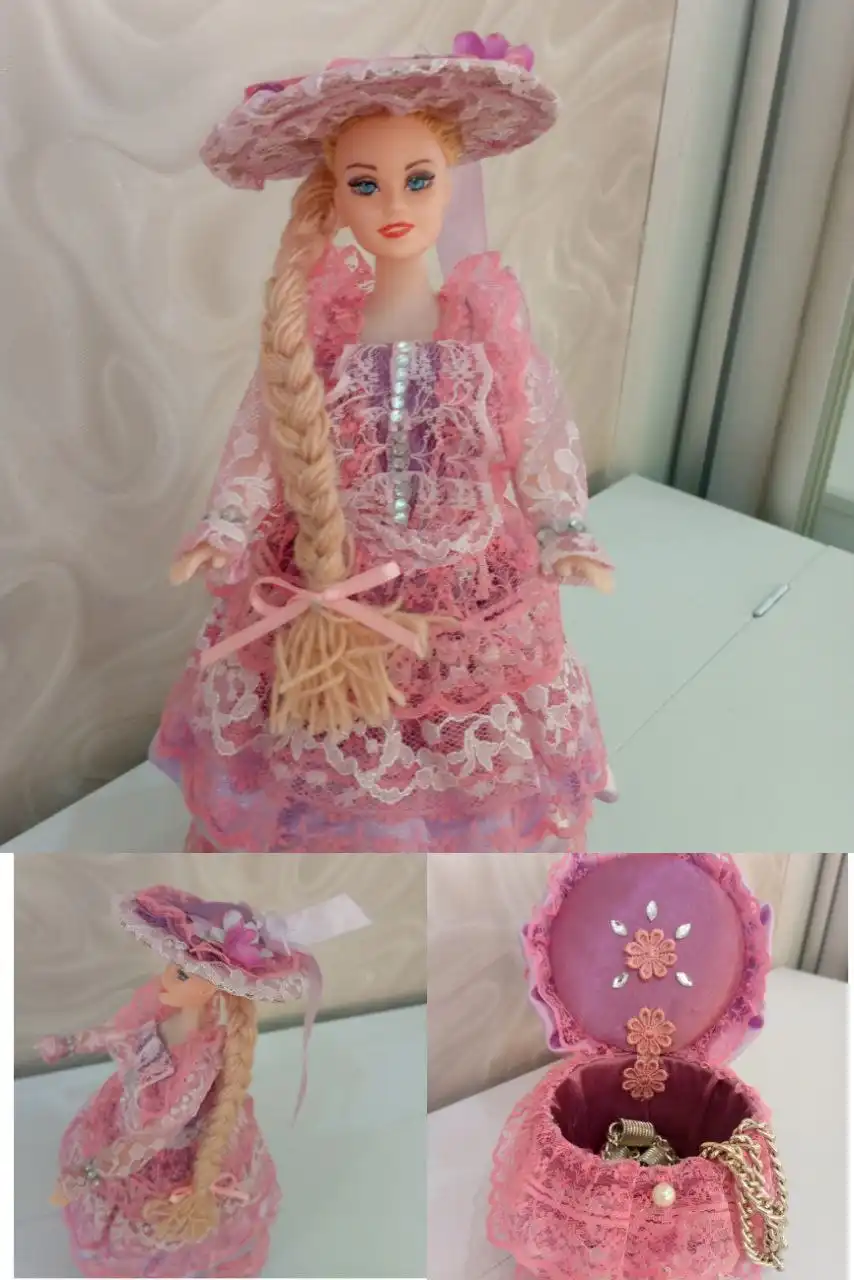 Шкатулка для хранения украшений с куклой