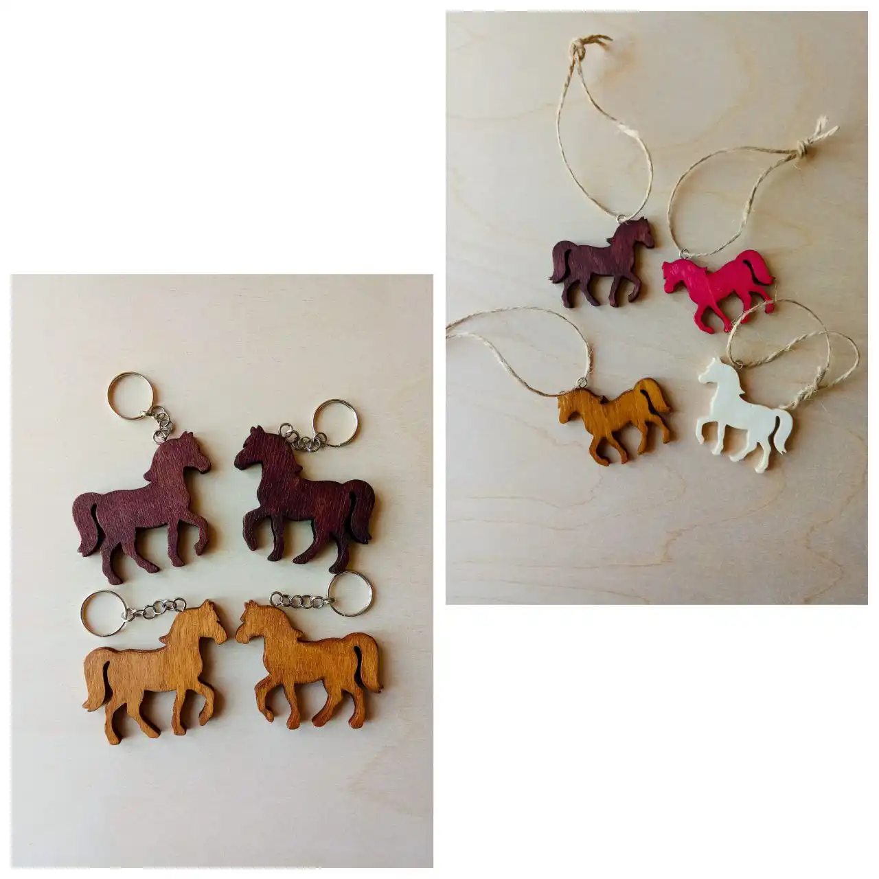 Лошадь из дерева ручной работы