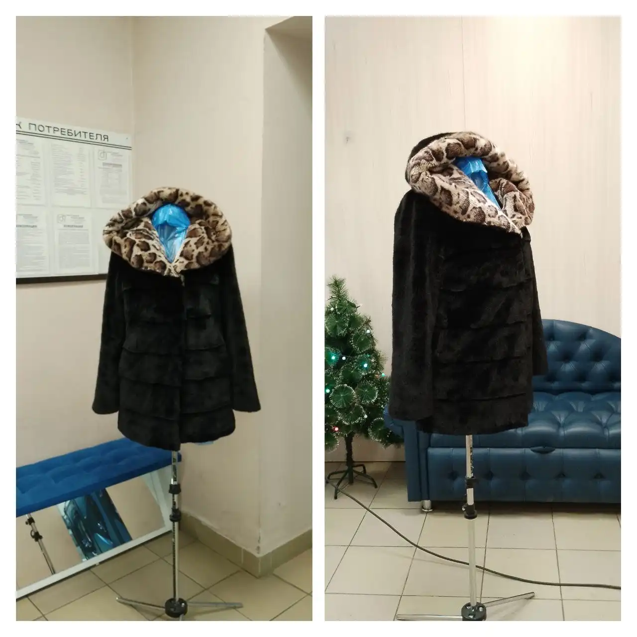 Продам шубу эко-мех под норку, размер 44-46