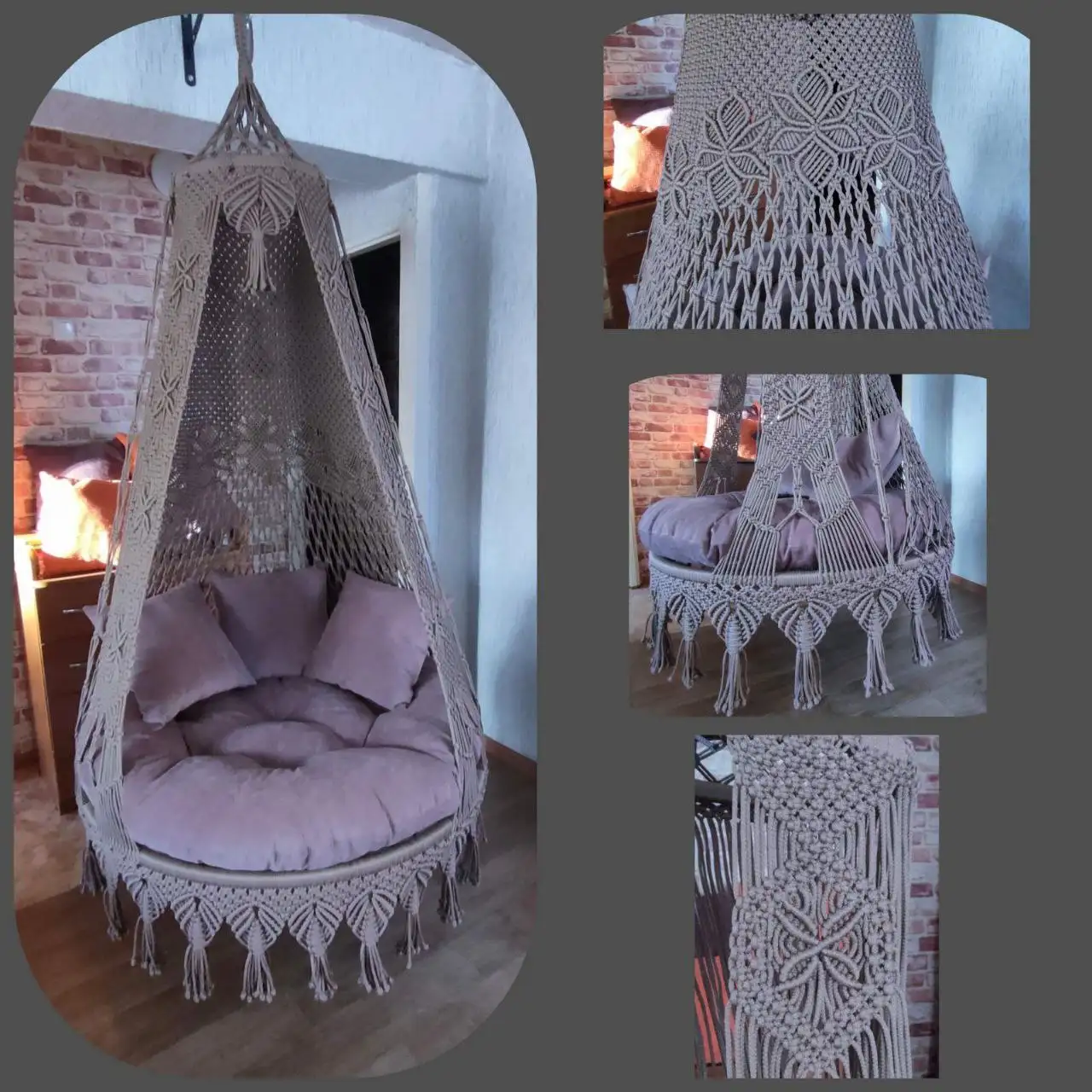 Подвесное кресло гамак премиум класса ручной работы - Мебель (Для дома и дачи) в Чита