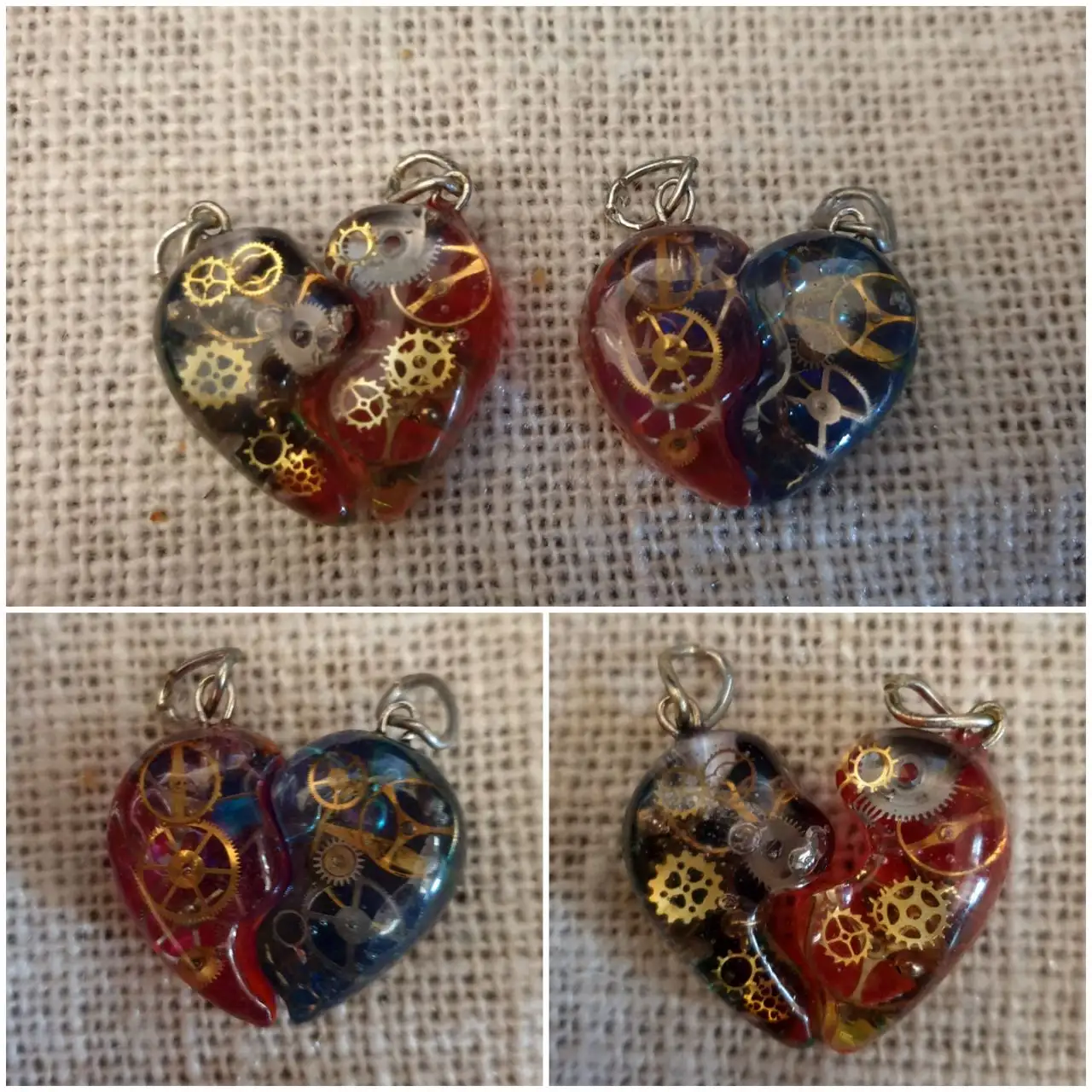 Парные подвески для влюбленных в стиле стимпанк - Рукоделие (Хобби и отдых) в Чита