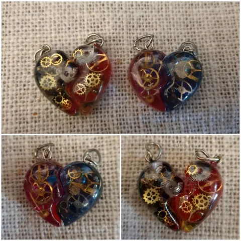 Парные подвески для влюбленных в стиле стимпанк - Хобби и отдых в Чита