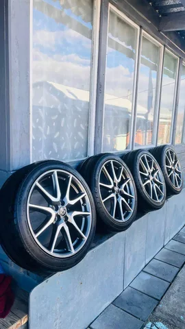 Продам комплект дисков G’S R18 на летней резине KAPSEN 215/45/18 - Запчасти в Чита