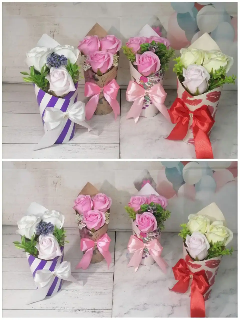 Мини-букетики из мыльных роз в ассортименте - Рукоделие (Хобби и отдых) в Чита
