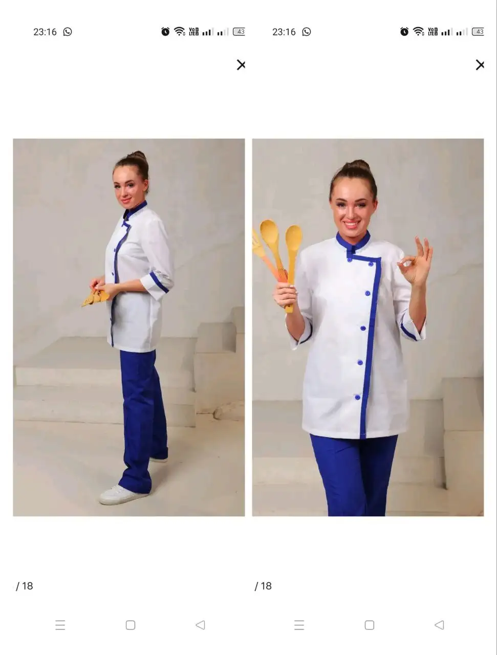 Поварской костюм рр48-50 - Спецодежда (Одежда) в Чита