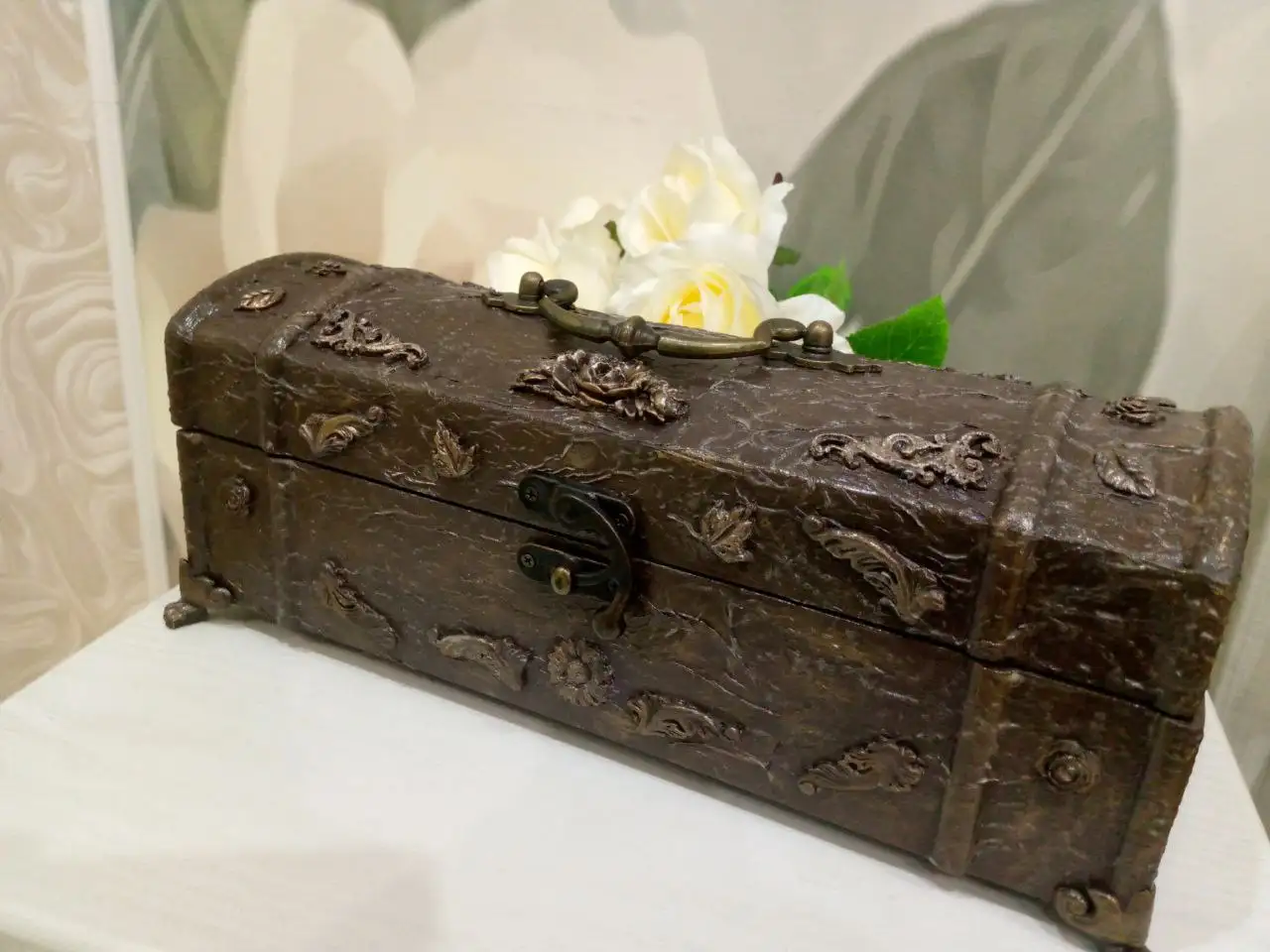 Продам новый сундучок для подарка с бутылкой вина - Подарки (Хобби и отдых) в Чита