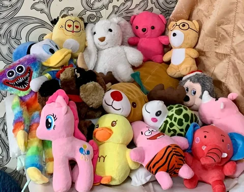 Игрушки новые и б/у пакетом - Мягкие игрушки в Чита