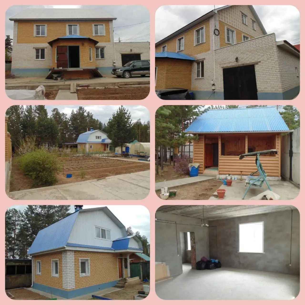 Продажа чернового кирпичного дома с участком в Сенной Падь - Дома (Недвижимость) в Чита