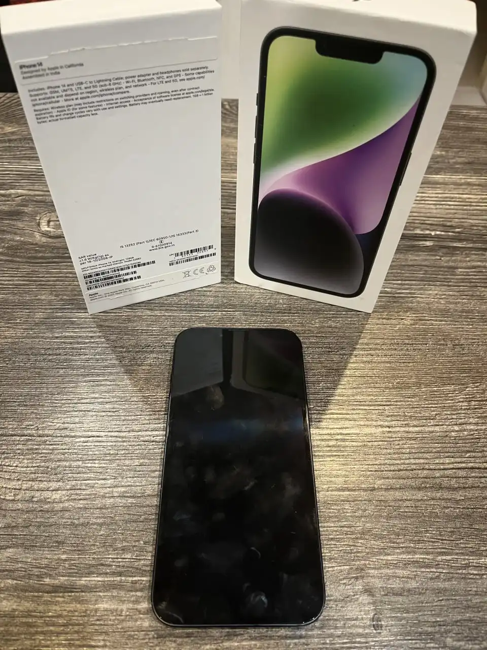 Продается iPhone 14 128 ГБ черный - Смартфоны и телефоны (Электроника) в Ростов-на-Дону