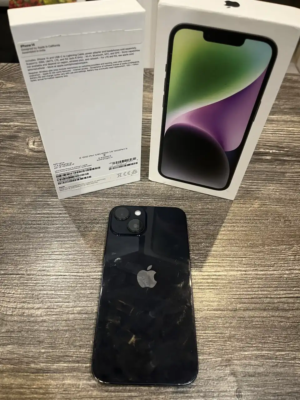 Продается iPhone 14 128 ГБ черный - Смартфоны и телефоны (Электроника) в Ростов-на-Дону