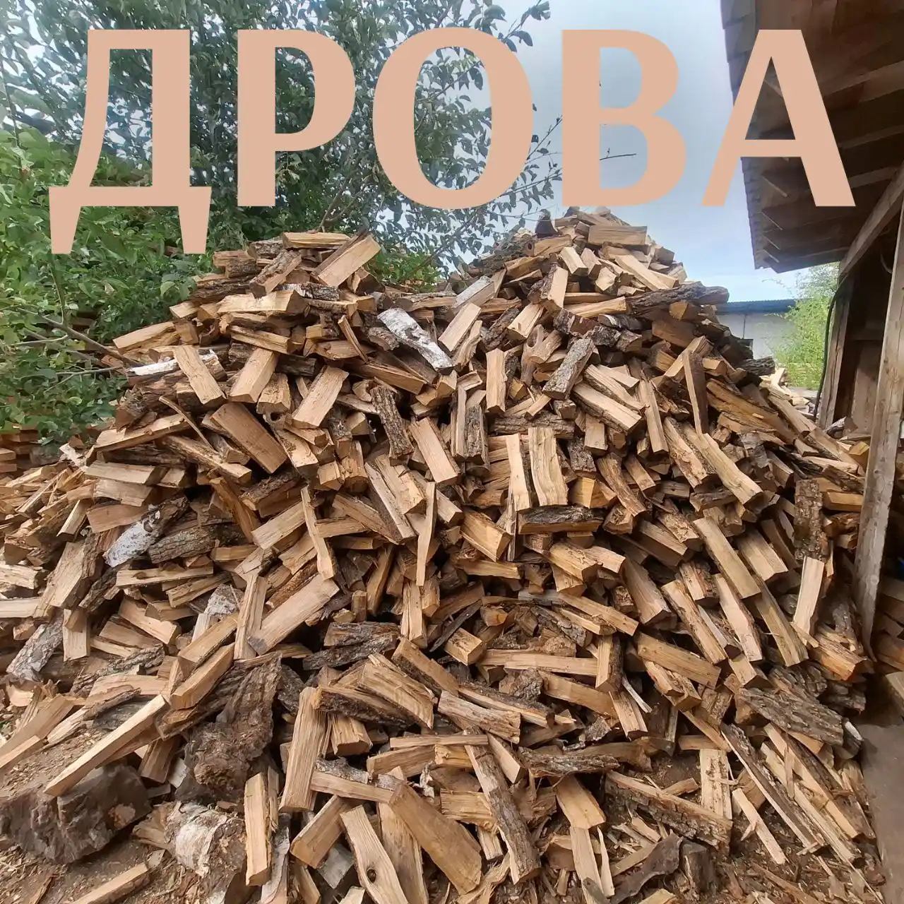 Колотые дрова Дуб-Береза