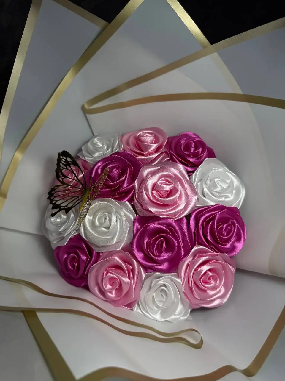 Букеты из атласных лент ручной работы - Рукоделие (Хобби и отдых) в Ульяновск