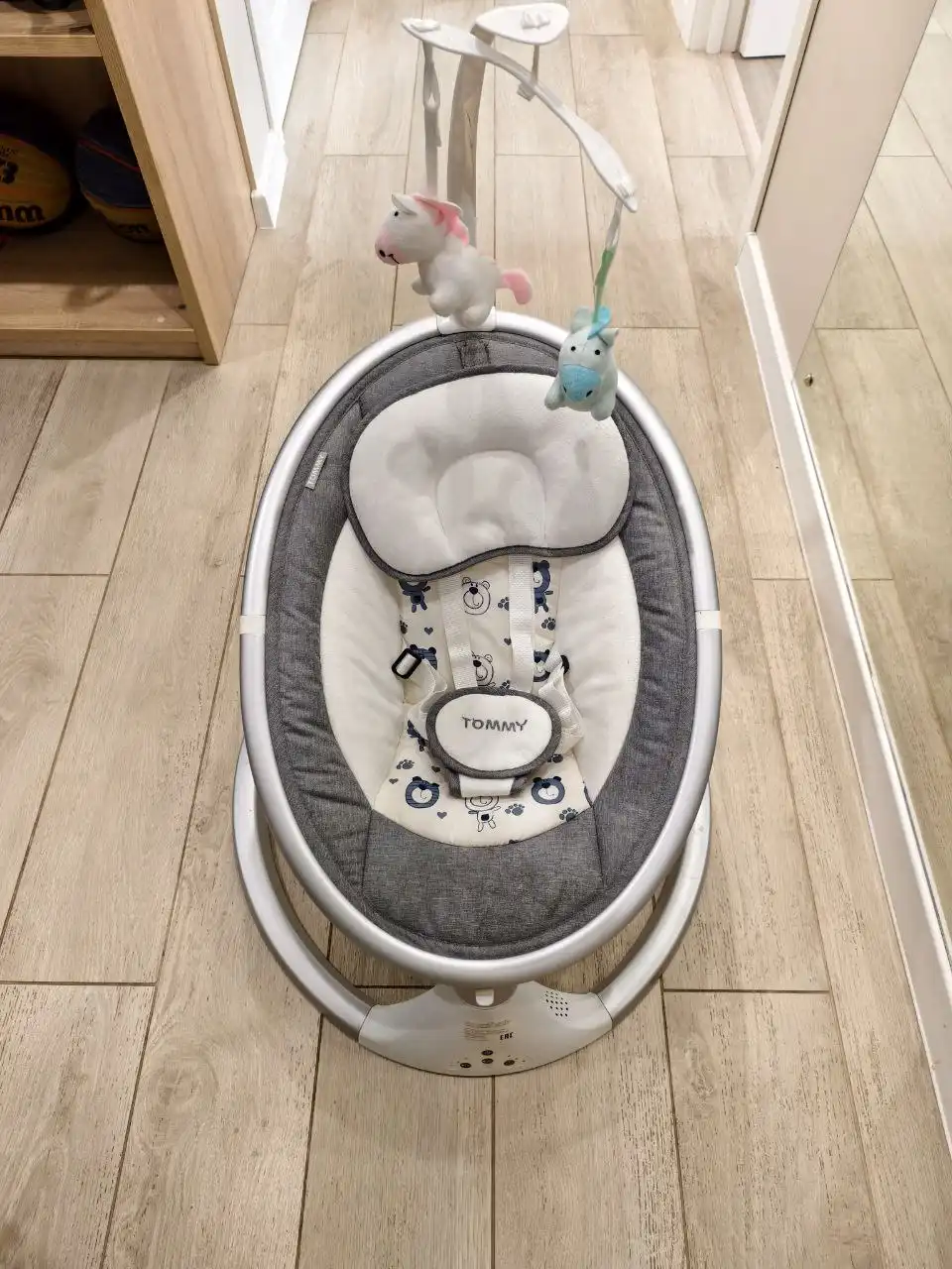 Электрокачели с 3 режимами укачивания