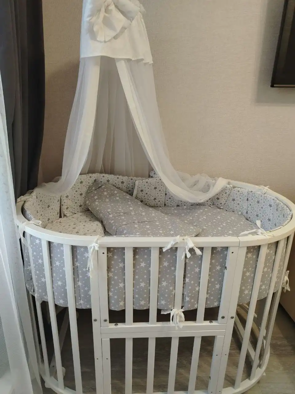 Детская кроватка б/у с комплектом