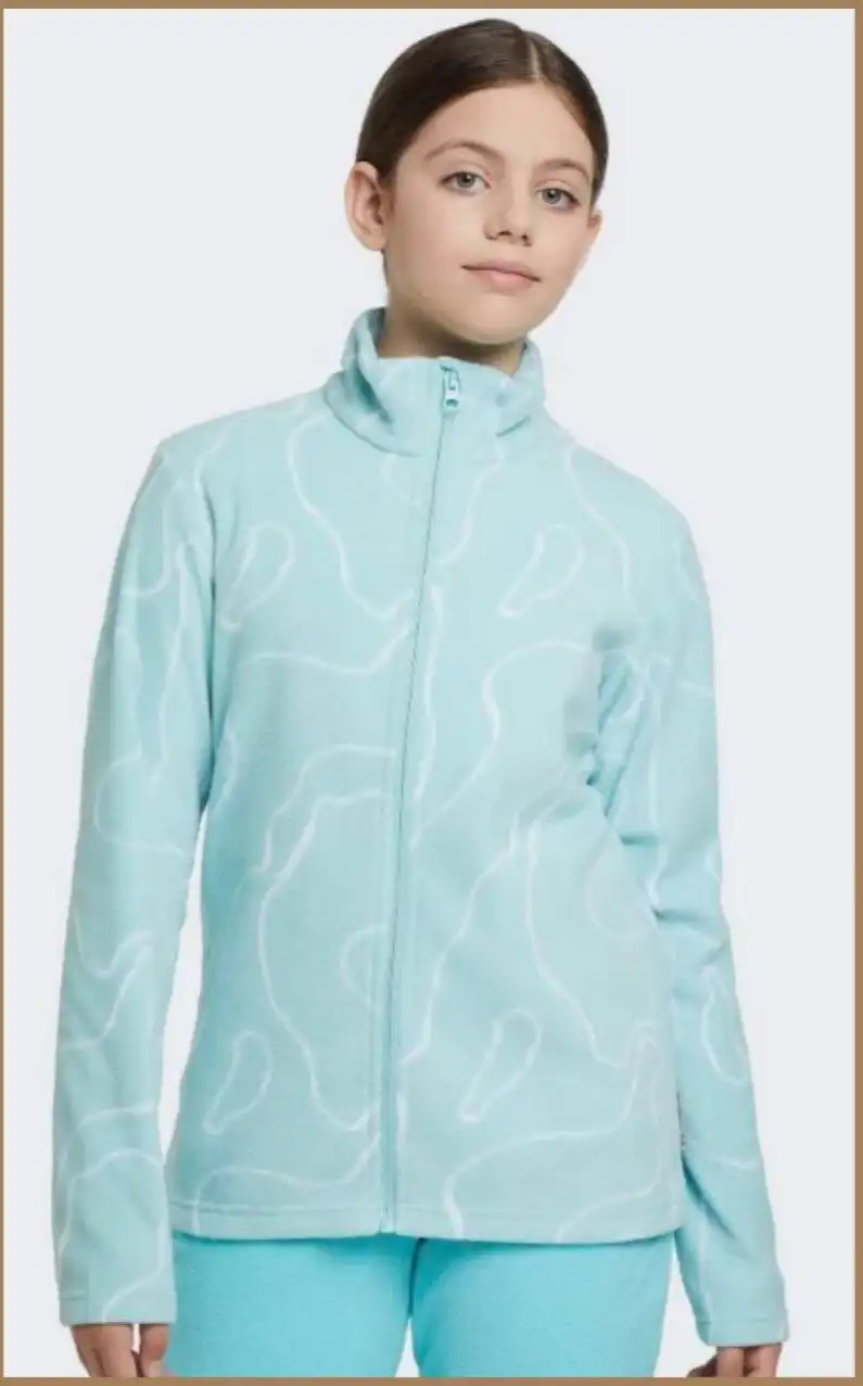 Флисовый джемпер и зимний комбез для девочки