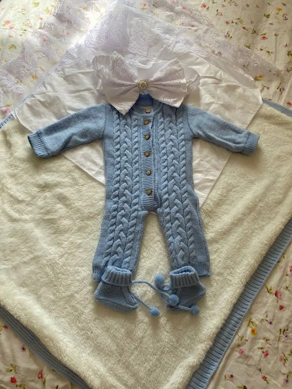 Детский зимний костюм с шапочкой