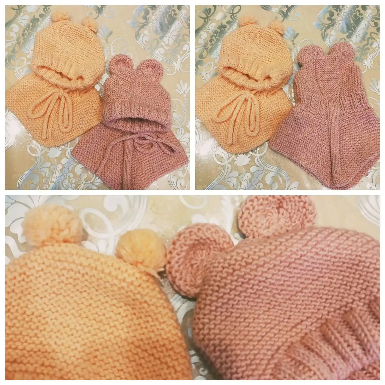 Детская вязаная одежда ручной работы из экологичной пряжи